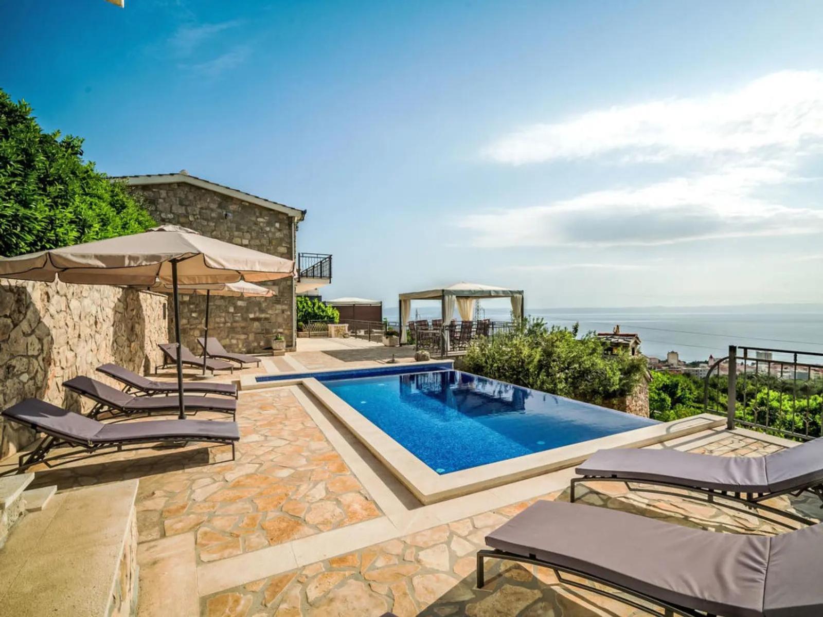 Villa Bellavista**** Best Place For Your Holliday Макарська Екстер'єр фото